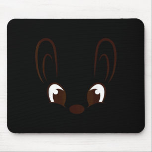 Bunny Boy Face Rabbit Halloween Costume Easter Mouse Mat