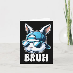 Bunny Bruh Easter Sell Sport Boys Kids Toddler Men Card