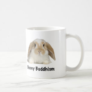 Bunny Buddhism Tagline Mug