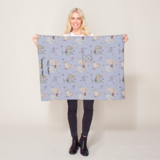 Bunny Buddies Baby Fleece Blanket