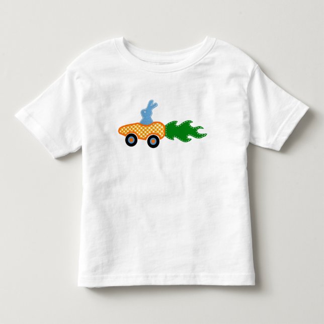 Bunny Carrot Car T-shirt (Front)