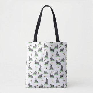 Bunny Carrot Craze All Over Print Bag