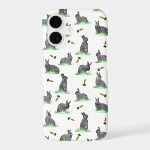 Bunny Carrot Craze iPhone 11 Case (choose colour)