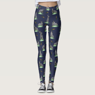 Bunny Carrot Craze Leggins (Navy) Leggings