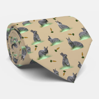 Bunny Carrot Craze Tie (Gold)