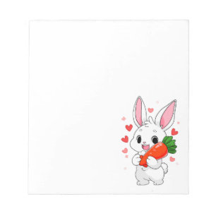Bunny & Carrot Notepad