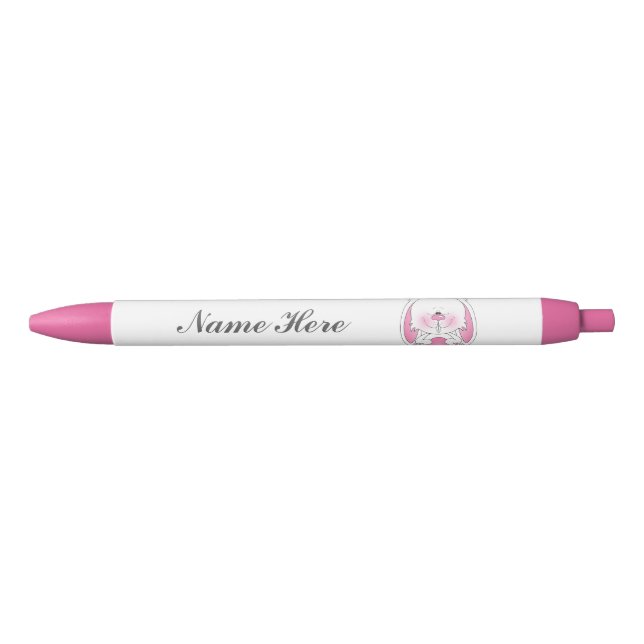 Bunny Cartoon Black Ink Pen (Front)