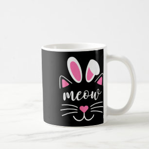 Bunny Cat Cute Fun Cat For Girls Cat Easter Girls Coffee Mug