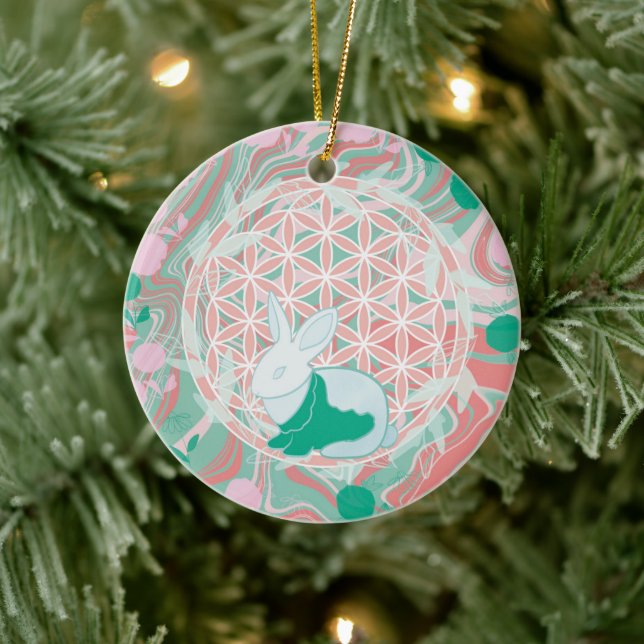 Bunny Ceramic Tree Decoration (Tree)