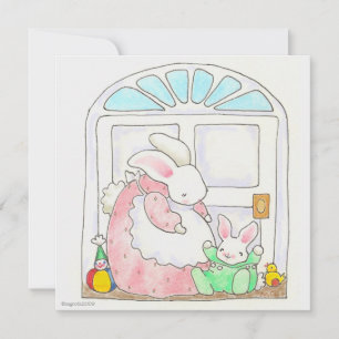 bunny change of address card