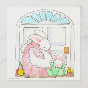 bunny change of address card