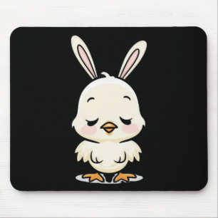 Bunny Chick Sticker2 Mouse Mat