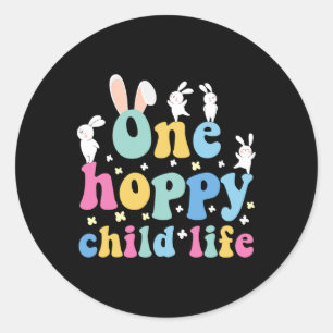 Bunny Child Life Specialist Easter Day Cls Ccls He Classic Round Sticker