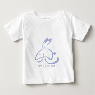 Bunny Chinese New year 2011 -  Year of the Rabbit Baby T-Shirt