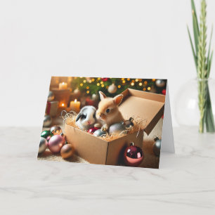 Bunny Christmas card