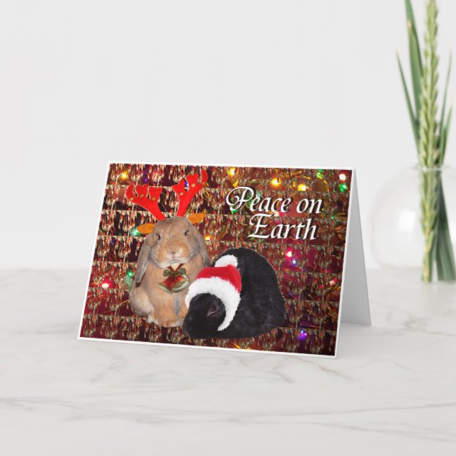 Bunny Christmas Card 8 (Front)