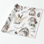 Bunny Christmas Glossy Wrapping Wrapping Paper<br><div class="desc">Bunny Christmas Gift Wrapping.</div>