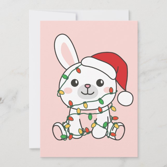 Bunny Christmas Winter Animals Holiday Bunnies (Front)