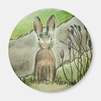 Bunny circle magnet