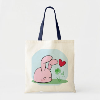 Bunny Clover Tote Bag