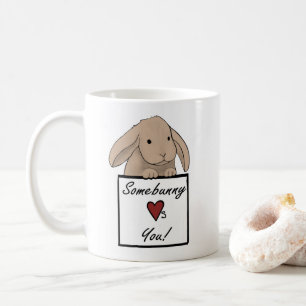 Bunny Coffee/Tea Mug - Somebunny Loves You!