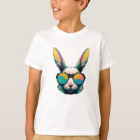 Bunny Colourful Face With Sunglasses for men, boys