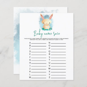 Bunny cub - Baby name race game