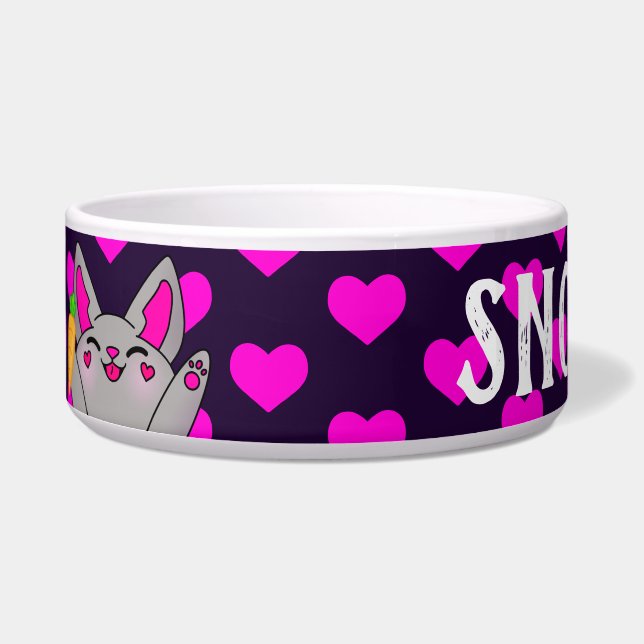 Bunny Cute Smile Carrot Fun Love Happy Heart (Left)