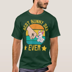 Bunny Dad buddy rabbit fan with heart for rabbit p T-Shirt