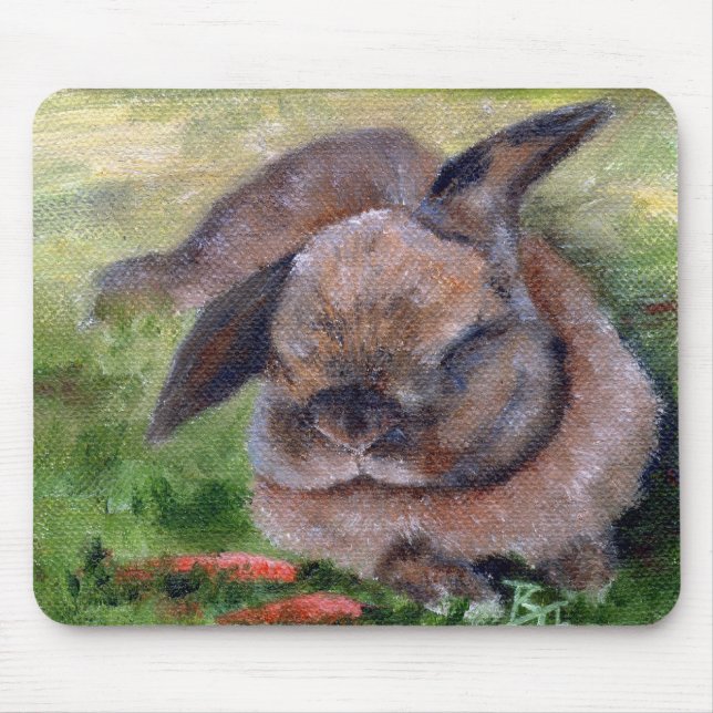 Bunny Dreams Mouse Mat (Front)