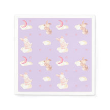 Bunny Dreams Purple Baby Shower 
