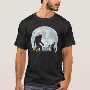 Bunny Ear Bigfoot Easter Egg Lover Vintage Bigfoot T-Shirt