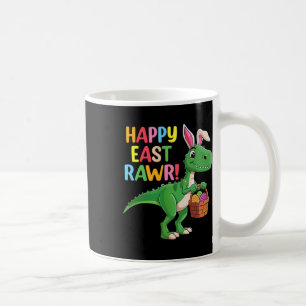 Bunny Ear Dinosaur Happy Easter Egg Hunt Boys Girl Coffee Mug