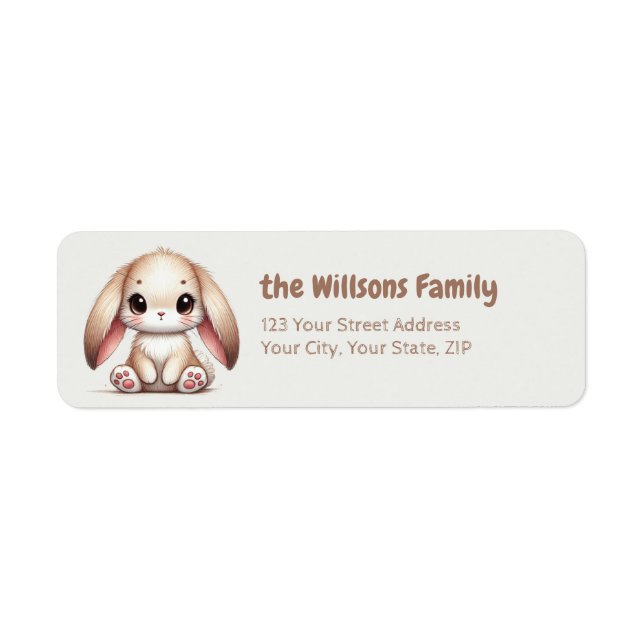 Bunny Eared Wonder Return Address (Front)
