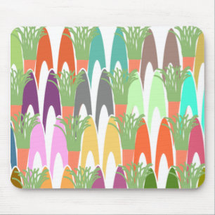 Bunny Ears and Carrots Mouse Mat
