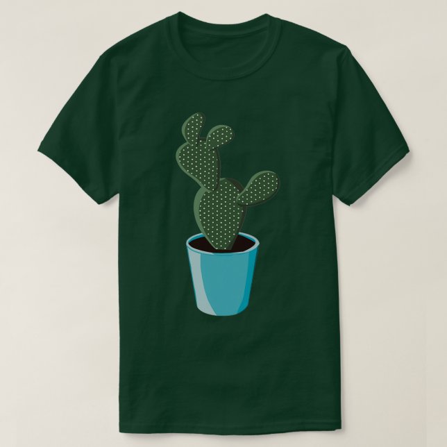 Bunny Ears Cactus T-Shirt (Design Front)