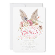 Bunny Ears | Easter Brunch & Egg Hunt Invitation