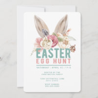 Bunny Ears | Easter Egg Hunt Invitation