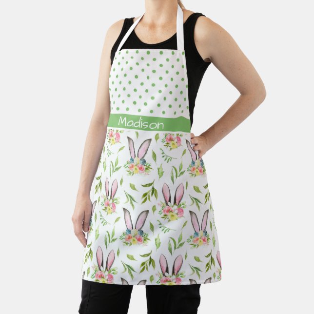 Bunny Ears & Eggs Apron (Insitu)