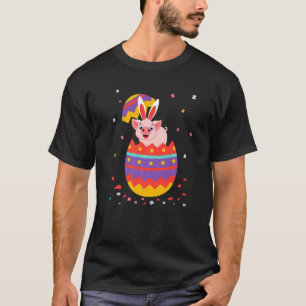 Bunny Ears Eggs Costume Cute Easter Day Graphic Pi T-Shirt