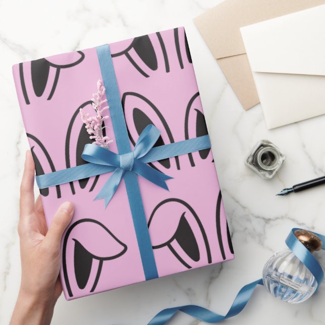 Bunny Ears Multi Print  Wrapping Paper (Gifting)