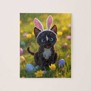 Bunny Ears & Purrs: Felini’s Easter Play Jigsaw Puzzle