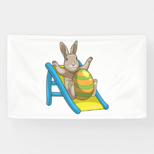 Bunny Easter Easter egg Slide Banner