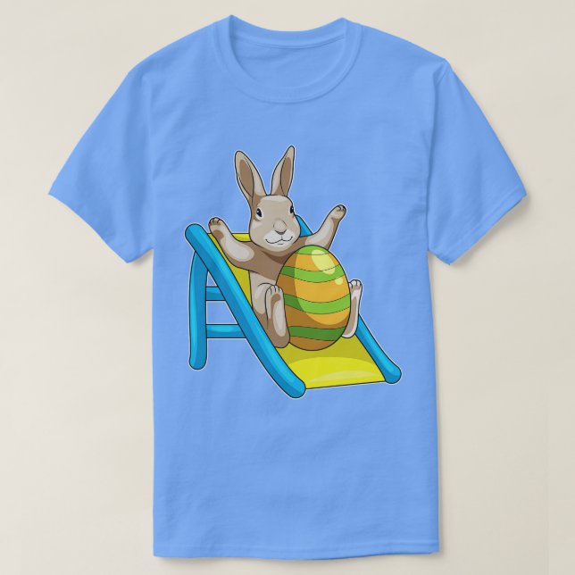 Bunny Easter Easter egg Slide T-Shirt (Design Front)