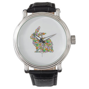 Bunny Easter Egg Hunting Cute Rabbit Spring Watch