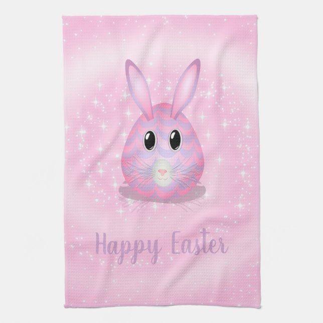 Bunny Egg Tea Towel (Vertical)