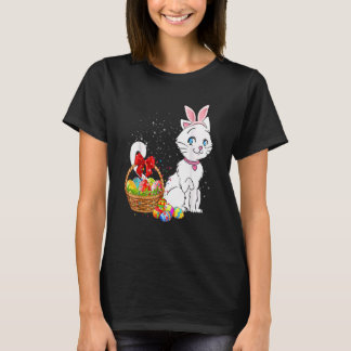 Bunny Eggs Costume  Mens Womens Kids Cute Cat East T-Shirt
