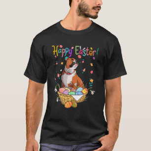 Bunny English Bulldog Dog Happy Easter Day With Ea T-Shirt