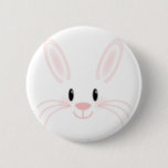 Bunny Face 6 Cm Round Badge<br><div class="desc">cute bunny face in pink</div>