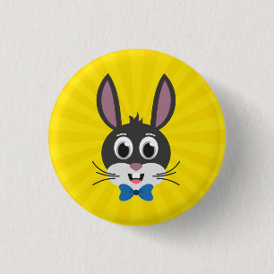 Bunny Face Boy-32886 3 Cm Round Badge